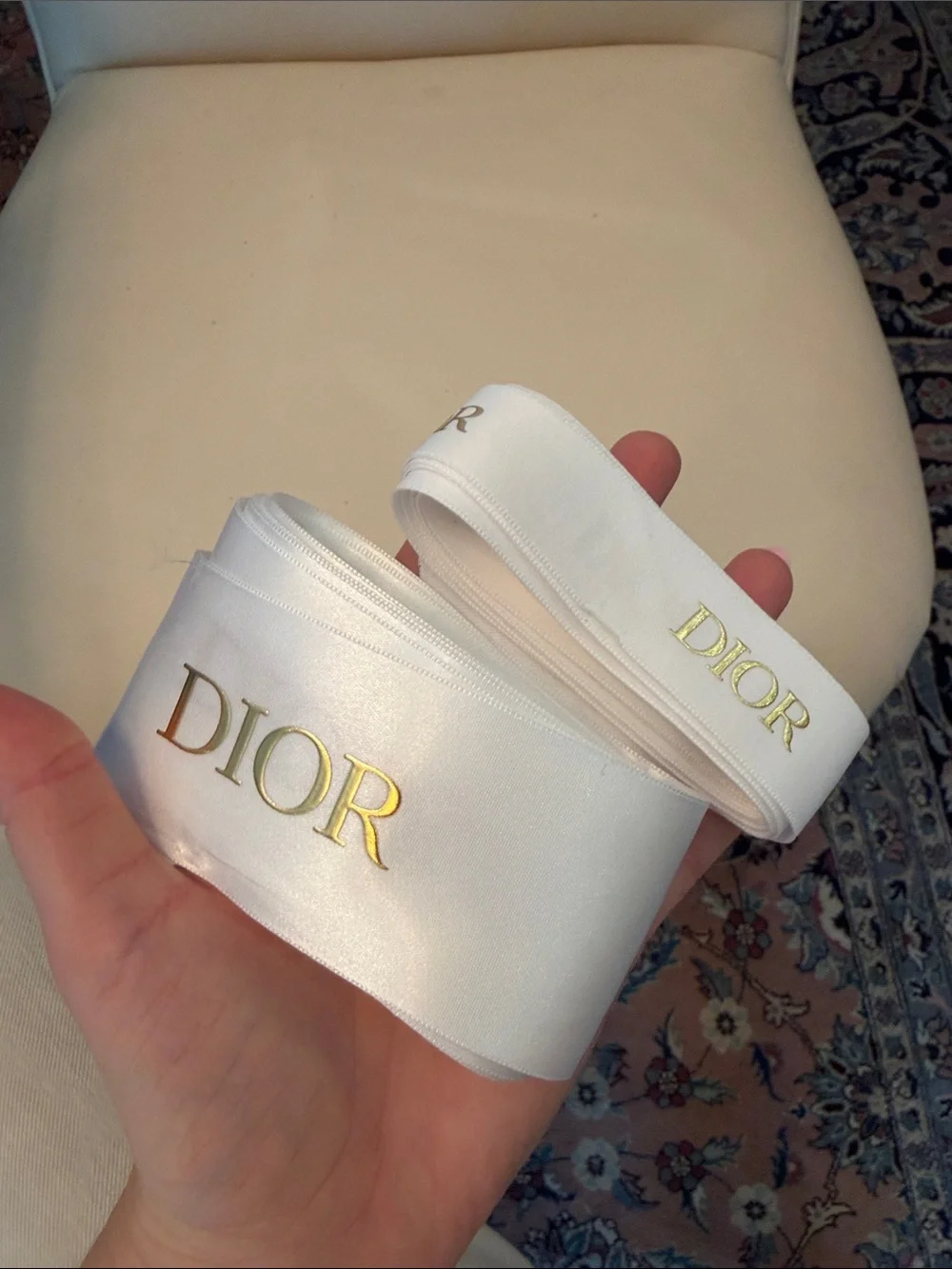 Dior Box & Ribbon and Pouch and tissue